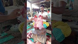 Meat cutting activity Beef butcher knife shorts meatcutting cuttingactivity beefbutcher knife [upl. by Surovy]