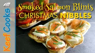 Blinis  Christmas Nibbles  Veggie Sausage Rolls [upl. by Borg]