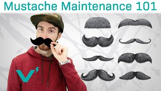 Mustache Growth and Maintenance 101  How To Grow A Mustache [upl. by Haslam]