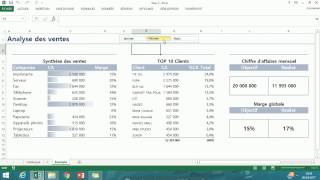 Tableau de bord commercial simple et efficace  Part 1 [upl. by Lincoln]