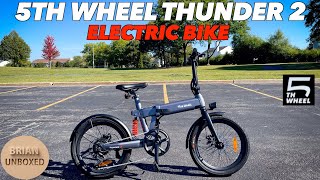 5th Wheel Thunder 2 Electric Bike  Full Review [upl. by Nirol41]