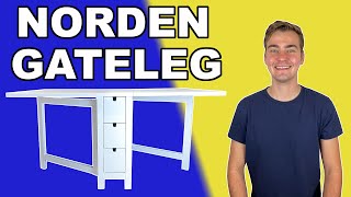 Easy To Follow  NORDEN GATELEG Table IKEA Tutorial [upl. by Sidky44]