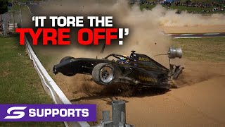 HUGE S5000 crash at Bathurst  Repco Bathurst 1000  Supercars 2021 [upl. by Avlem111]