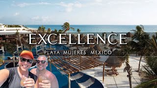 🌴Excellence Playa Mujeres Cancun  Luxury Redefined  AllInclusive Adults Only Beachfront Paradise [upl. by Eelak966]