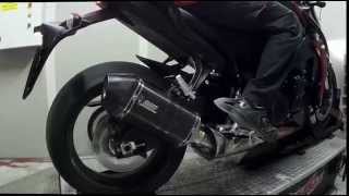 SUZUKI GSXS 1000 2015  STOCK vs MIVV SPEED EDGE [upl. by Anagrom87]