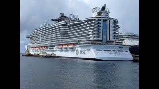 Corisière MSC Seaside dans les Antilles [upl. by Beryl]