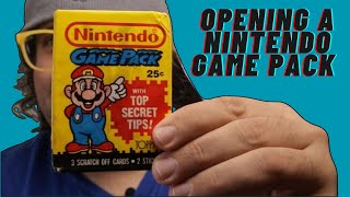 Blast from the past  Opening a Nintendo Game Pack from 1989 [upl. by Stefanac295]