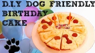 BIRTHDAY CAKE WITH CHICKEN MINCE  DIY Dog Food  a tutorial by Cooking For Dogs [upl. by Tricia761]