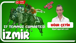 İZMİR  Canlı Yayın  Bariyer Dibi  27 Temmuz 2024 Cumartesi atyarisi [upl. by Chrisse330]