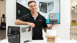 Comparing the ZT411 Linerless Industrial Printer vs the ZD621 Linerless Desktop Printer I Zebra [upl. by Kizzie]