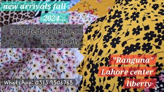 New arrivals imported stone linen fall 2024 we in all kinds of imported fabrics [upl. by Frans]