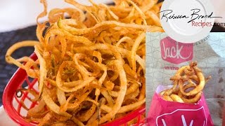 Seasoned Curly Fries Jack in the Box Recipe copy [upl. by Ahsito]