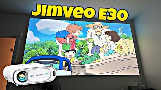 JimVeo E30 Projector Review from Amazon [upl. by Ahsiemal]