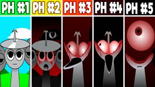 Sprunki Mix Phase 1 VS Phase 2 VS Phase 3 VS Phase 4 VS Phase 5 Incredibox  Sprunki [upl. by Aralk68]