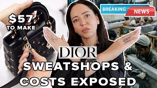 SHOCKING NEW DIOR SCANDAL  ALLEGED EXPLOITATION amp BAGS COSTING 57 TO CREATE Full Details Here [upl. by Aldercy]