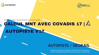 1 Calcul MNT avec Covadis v17  Apprendre Autopiste [upl. by Ainex]