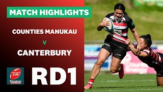 RD 1 HIGHLIGHTS Counties Manukau v Canterbury Farah Palmer Cup 2024 [upl. by Allrud2]