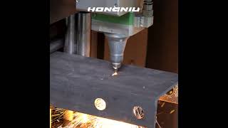 Hongniu Professional Fiber Laser Metal Tube Cutting Machine [upl. by Meeker711]