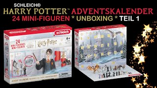 Schleich ® Harry Potter ™ MiniFiguren Adventskalender Serie 1  Wizarding World ™ Unboxing Teil 1 [upl. by Orutra937]