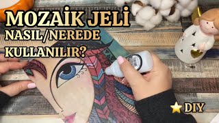 Mozaik Tekniği ile Şahane Tablolar Yapın  Mozaik Jeli Nasıl Kullanılır  mozaikjeli diy decor [upl. by Ycnej]