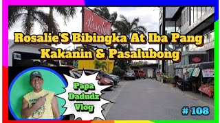 Rosalies Bibingka At Iba Pang Kakanin amp Pasalubong Papa Dadudz Vlog [upl. by Eenattirb]