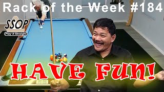 Rack of the Week 184 Straight Pool Instruction [upl. by Brufsky]