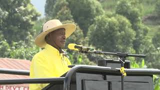 Museveni spoke in fluent Rufumbira in Kisoro while campaigning for NRMs Kababagyeni [upl. by Ephrem]