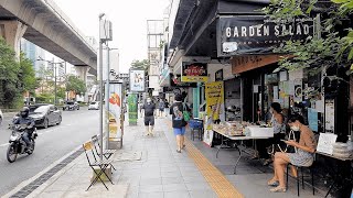 Bangkok Phaya Thai in the Morning  Airport Rail Link BTS Station is located 4K [upl. by Bushweller]