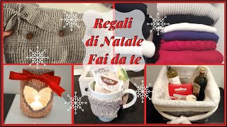 REGALI di NATALE fai da te con un MAGLIONE  Regali diy  Giulia Pollon [upl. by Aloke]