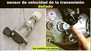 síntomas del sensor de velocidad de la transmisión dañado [upl. by Ominoreg]