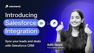 Introducing Salesforce Native Integration inside Saleshandy [upl. by Nameerf]