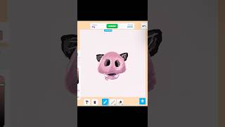 Zoom in Zoom out🐽🐷speeddraw roblox drawing shorts digitalart gaming painting art artist [upl. by Felt]