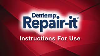 Dentemp Repairit Instructions For Repairing Dentures [upl. by Kohl]