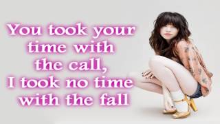 Carly rae Jepsen  Call me maybe Lyrics [upl. by Pegeen]