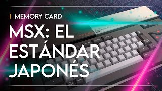 MSX El ESTÁNDAR japonés  MEMORY CARD [upl. by Akinas]