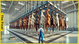 Inside The Horse Farm Secrets Of The Billion Dollar Horse Meat Industry  Farming Documentary [upl. by Aneej541]