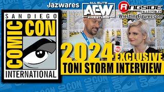 TIMELESS TONI STORM Interview w Ringside Collectibles Jazwares AEW San Diego ComicCon 2024 SDCC [upl. by Atul]