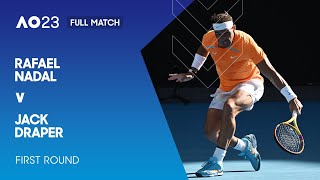 Rafael Nadal v Jack Draper Full Match  Australian Open 2023 First Round [upl. by Mandelbaum592]