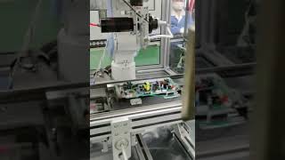 Kefei Dual Liquid Glue Dispensing Machine Fully Automatic Glue Dispensing Robot [upl. by Suhpoelc]