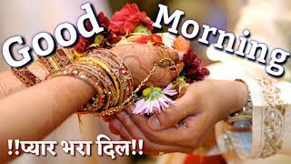 Good morning video  Beautiful whatsapp status Greetings wishes quotes massage love shayari [upl. by Ilahsiav]