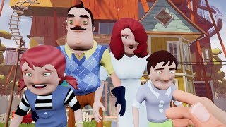 MEETING THE NEIGHBORS FAMILY  Hello Neighbor [upl. by Ailisec]