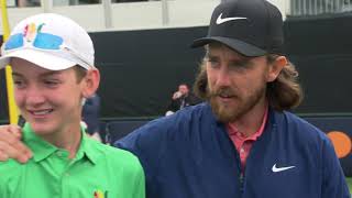 Rickie Fowler amp Tommy Fleetwood Surprise Drive Chip and Putt National Finalists [upl. by Eetsud]