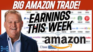 Amazon AMZN Earnings THIS WEEK Heres How to Trade It Free Trade on Amazon [upl. by Ennairb]