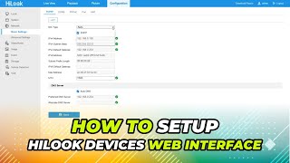 How To Setup HiLook DVR via Web Interface [upl. by Acinorej677]