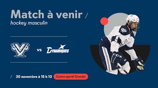 RSEQ D2 Hockey Masculin 🏒 SteFoy  Drummondville 20241130 [upl. by Boser644]