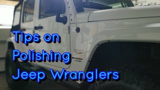 Tips On Polishing Jeep Wranglers Polishers and Techniques To Make A DIFFICULT Detail Easier [upl. by Wernick]