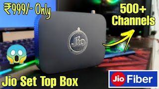 Jio fiber set top full review 2022 Jio set top box pros amp cons Live tv channels in Jio set top box [upl. by Hselin]