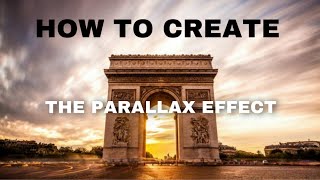 PARALLAX Effect for Drone Shots How to create [upl. by Esoryram]