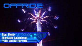 Star Flyer  Johnwess Wesseldine Offride  Frome Carnival Fair 2024 [upl. by Isidora850]