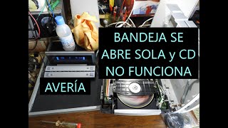 CD Se abre solo y CD no se reproduce La bandeja no abre disco no gira Pioneer Super Mini System [upl. by Bellanca]